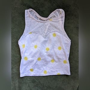 Kortni Jeane netted sweetheart top size small